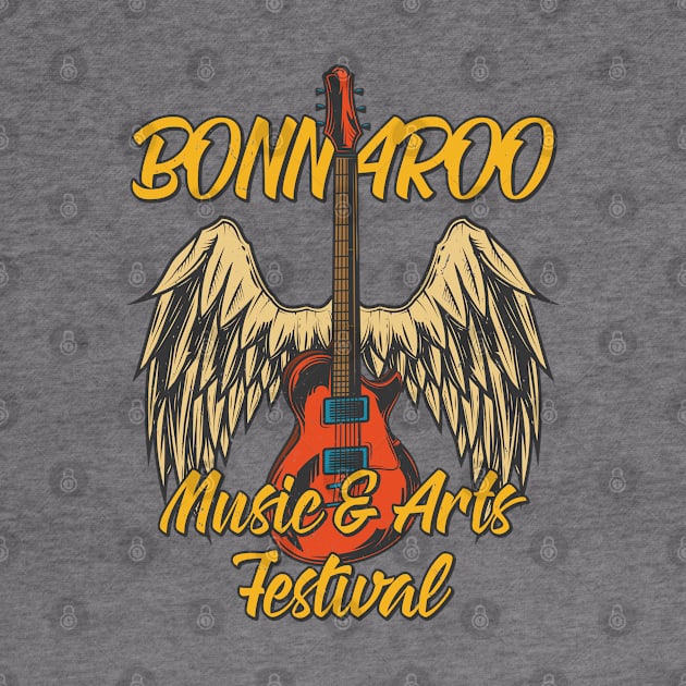 Bonnaroo Winged Guitar by Verboten